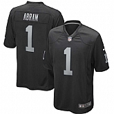 Youth Nike Raiders 1 Johnathan Abram Black 2019 NFL Draft First Round Pick Vapor Untouchable Limited Jersey Dzhi,baseball caps,new era cap wholesale,wholesale hats